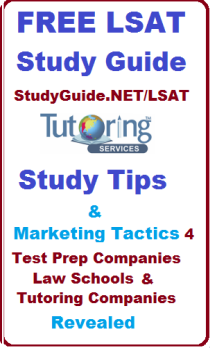 FREE LSAT study tips 4 students and test prep companies